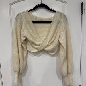 Urban Outfitters Twist-Front Knit Sweater
